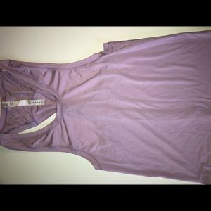 Lose fitting lululemon purple tank top